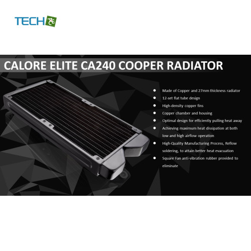 Raijintek SCYLLA PRO CA240 - プレミアム品質のハードチューブ水冷キット